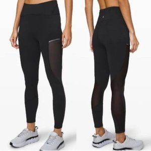Lululemon Always Airy High-Rise Run Tight 25" Black size 2